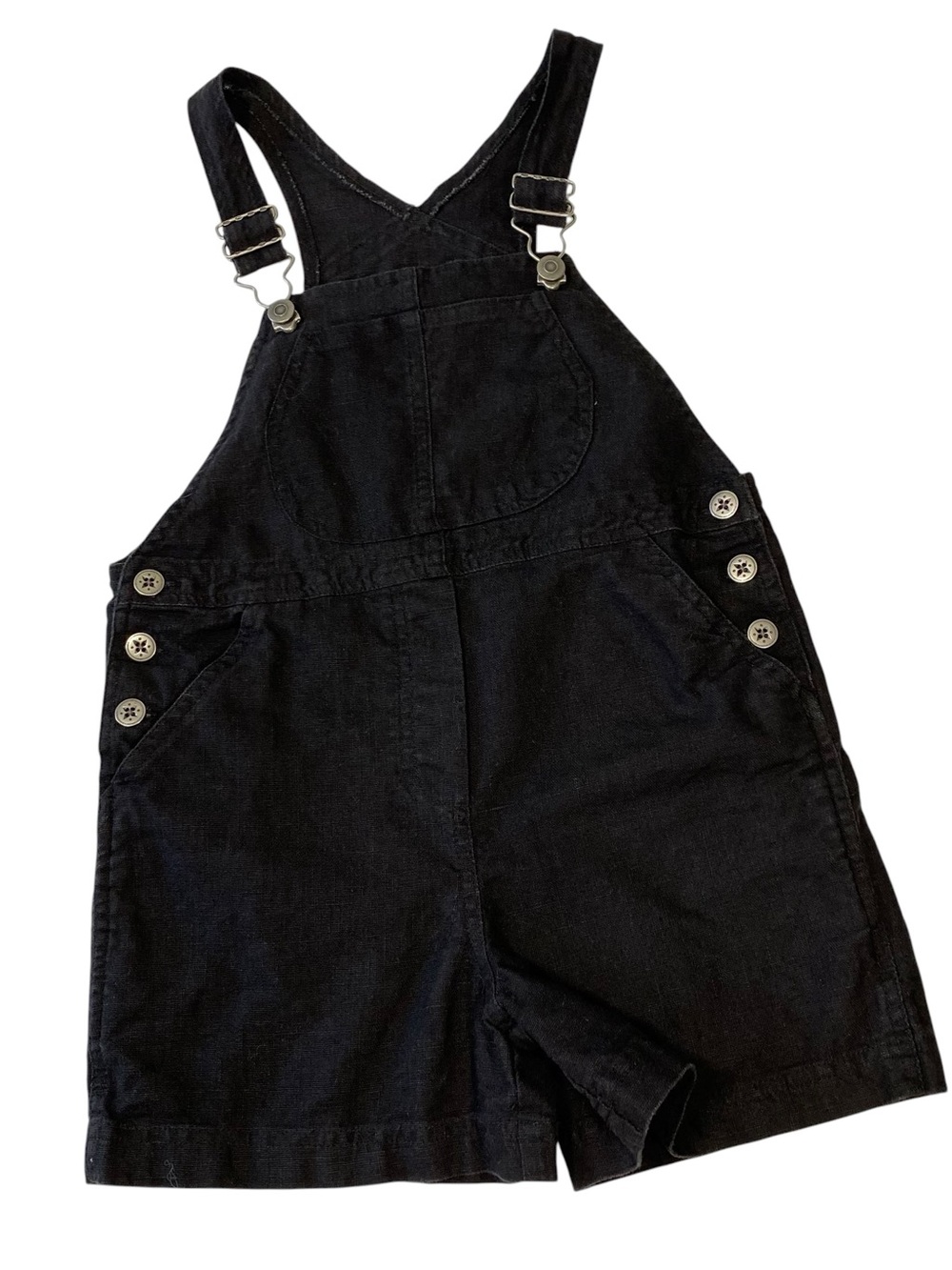 VINTAGE CHRISTIE BROOKS Girl's Linen Shortalls
